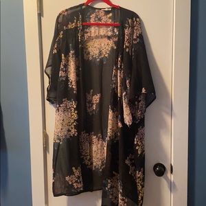 Maurices floral sheer duster